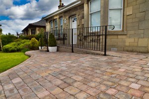 Driveway, steps, access ramp and railings installed in Craiglockhart, Edinburgh